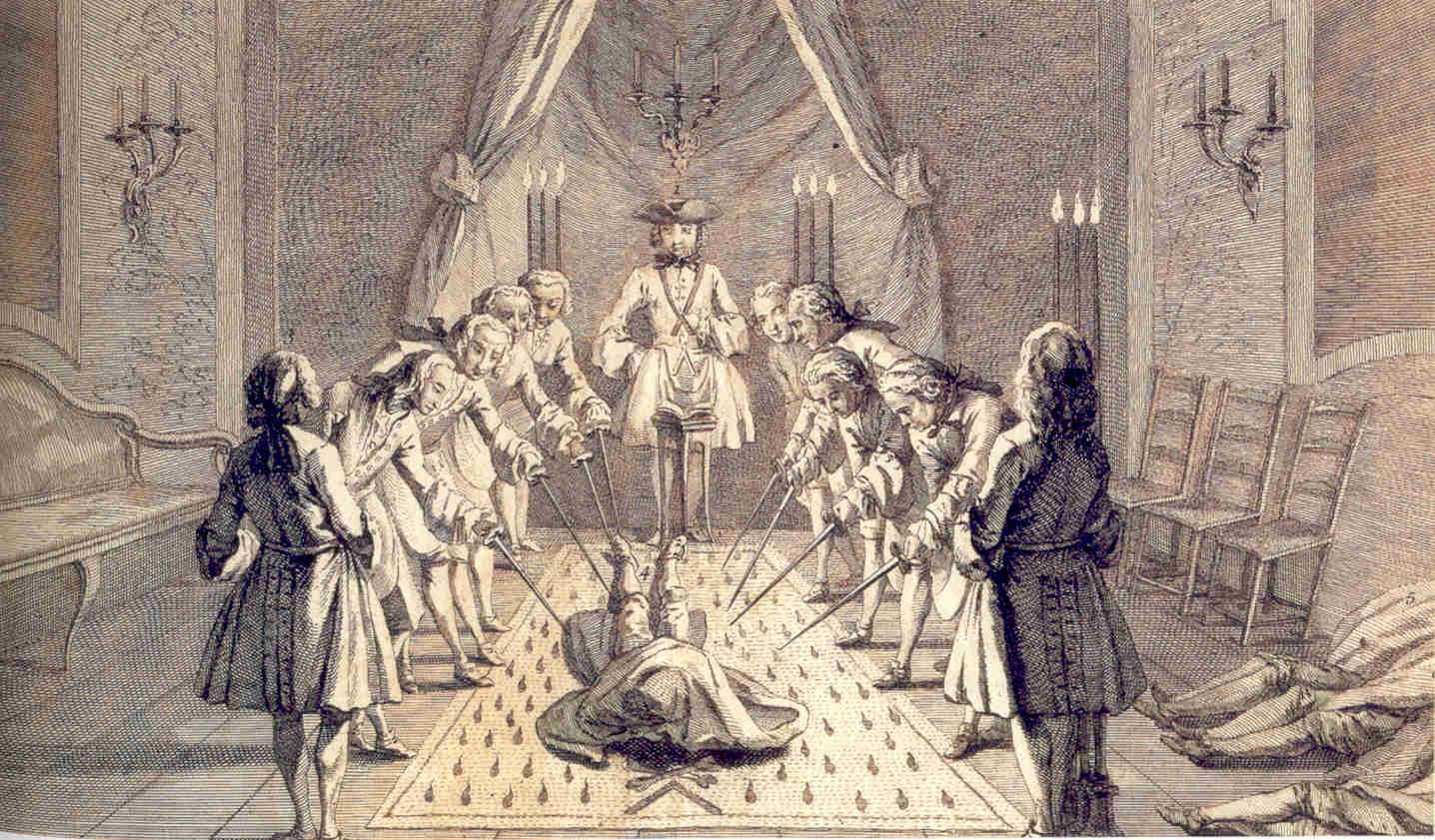 Second part of the initiation into the third degree