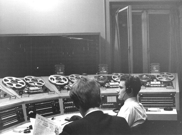 this is the hub of the BBC - our technical control room