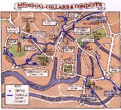 Medieval conduits under Bristol