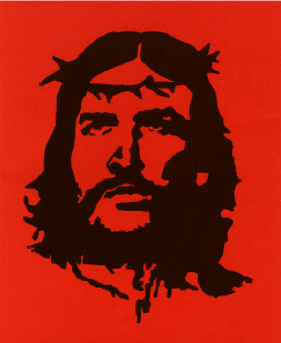 Jesus as Che Guevara - click for the tee shirt