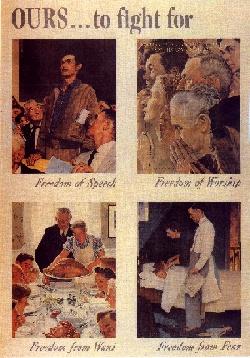 Norman Rockwell World War II propaganda