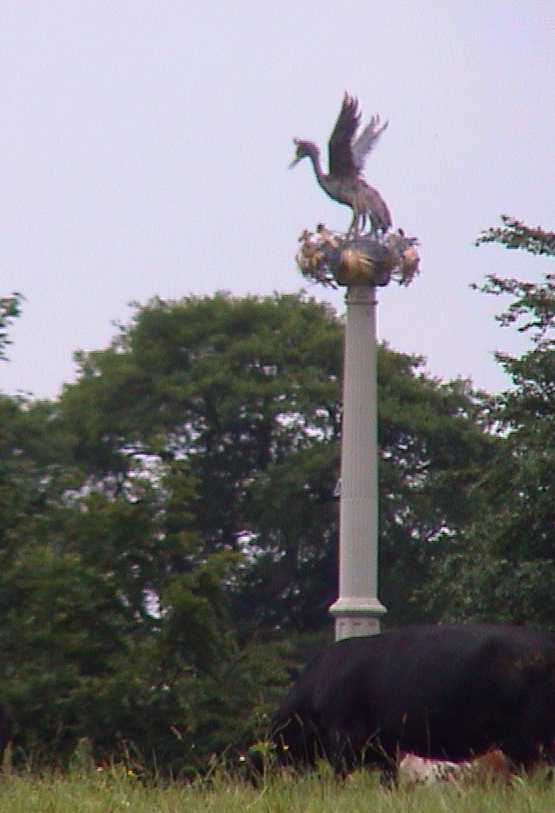 The Phoenix in Prince Charles' back garden from afar