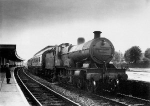 Steam Train In A Station